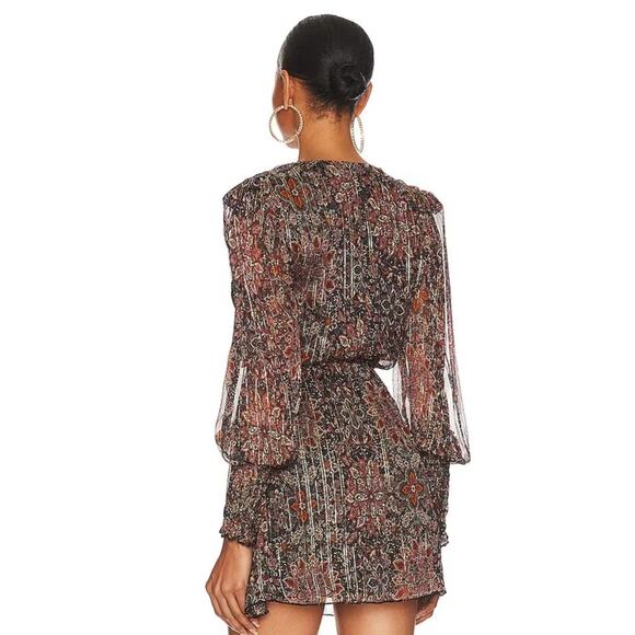 House of Harlow 1960 x REVOLVE Sumner Metallic Mini Dress NWOT Size Medi… - Picture 3 of 3